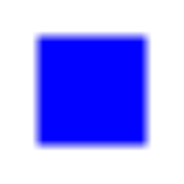 Синий блок с размытием в Internet Explorer