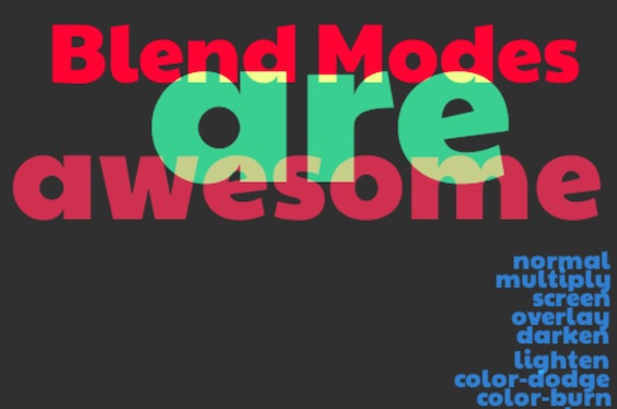 Getting to Know CSS Blend Modes