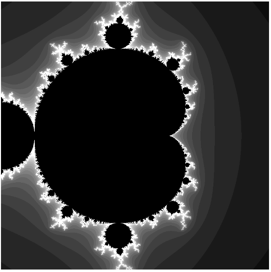 A canvas generated fractal