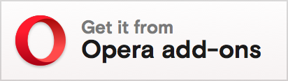 Opera add-ons badge